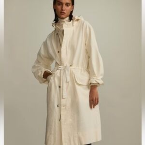 Everlane - The Canvas Organic Cotton Parka - size XS - cappuccino
